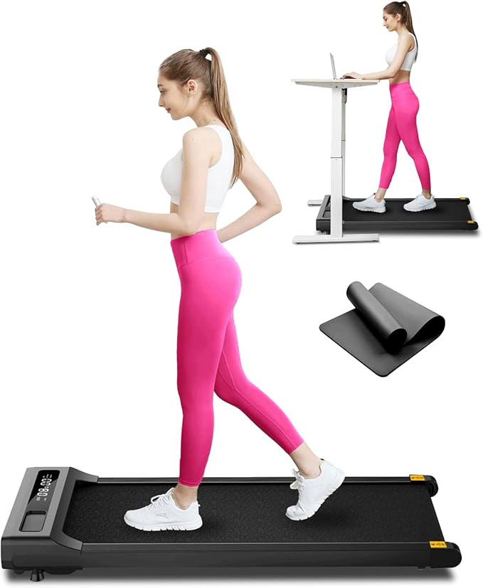 NOTIUS Walking Pad Treadmill Under Desk-Under Desk Treadmill for Office Home,2 in 1 Desk Treadmil... | Amazon (US)