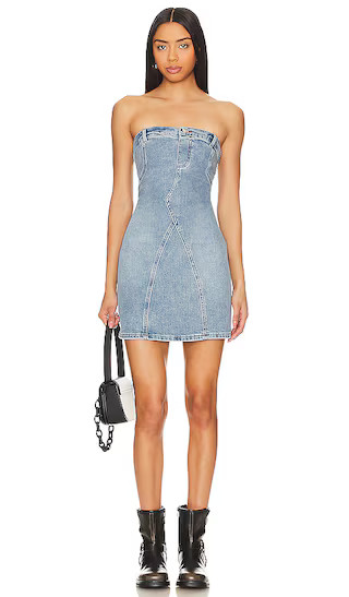 Adara Dress in Medium Wash | Revolve Clothing (Global)