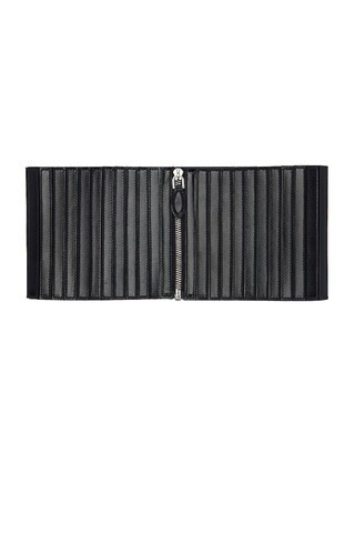 ALAÏA Striped Corset Belt in Noir - Black. Size 85 (also in ). | FWRD 