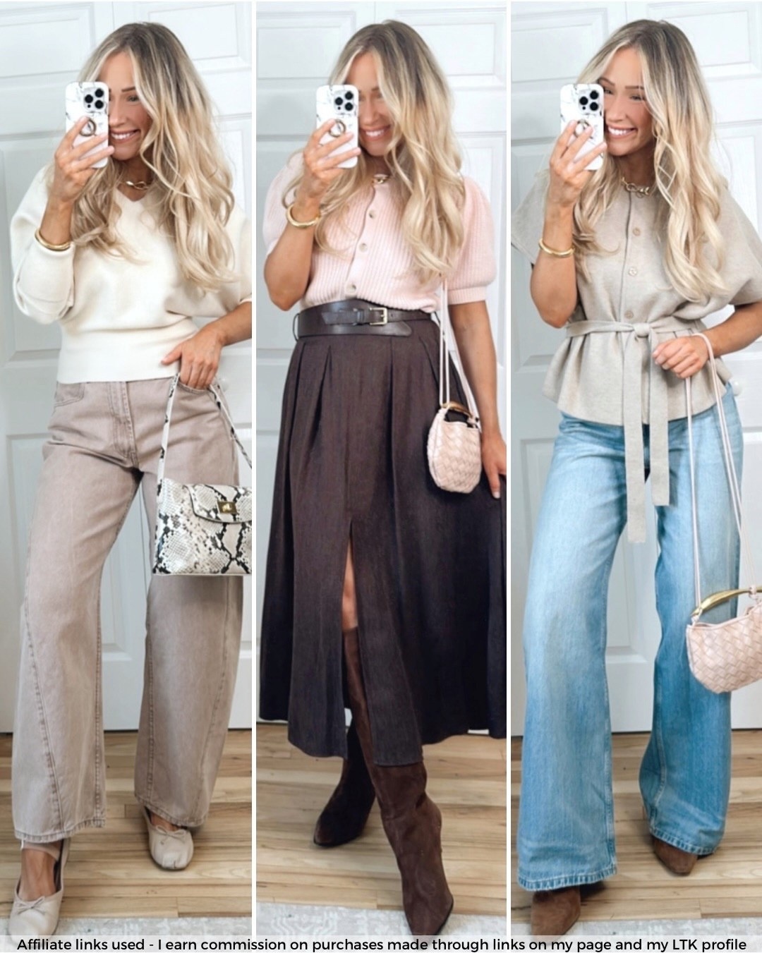 Soring transition outfits

Zara outfits
Zara sweater
Zara barrel jeans
Zara skirt 
Zara jeans
Spring fashion 