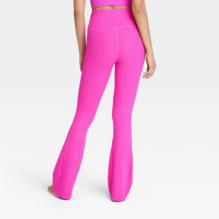 Women's Rib Flare Leggings - All in Motion™ | Target
