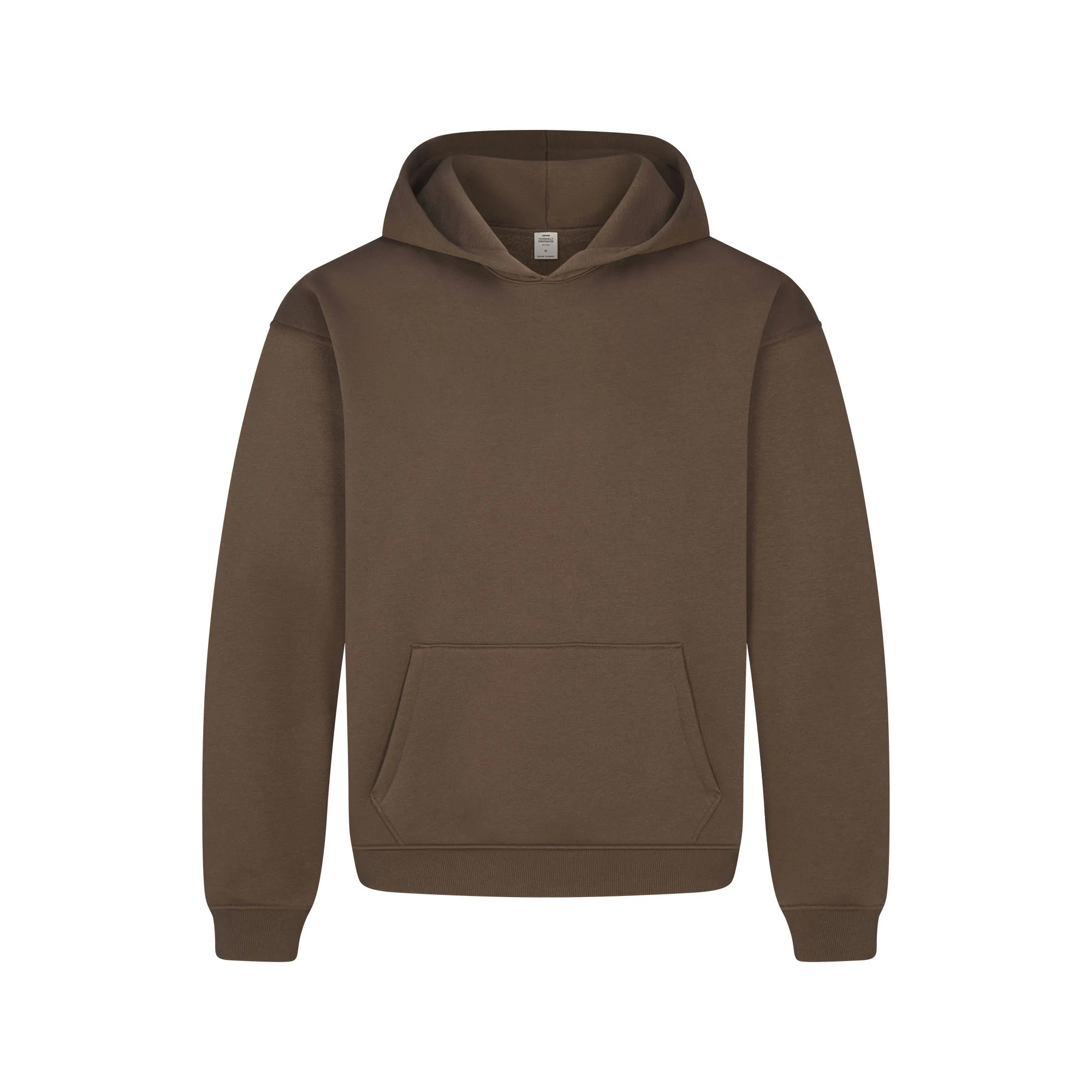 FLEECE LOUNGE MENS RELAXED HOODIE | DRIFTWOOD | SKIMS (US)