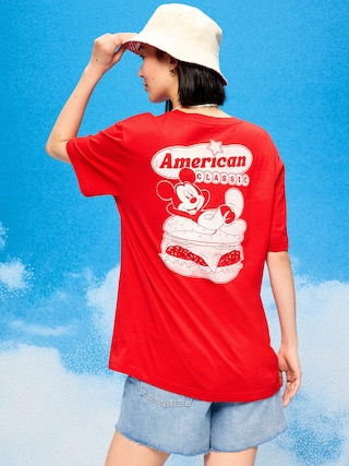 Old Navy x Disney Mickey Mouse Logo-Graphic T-Shirt for Adults | Old Navy (US)