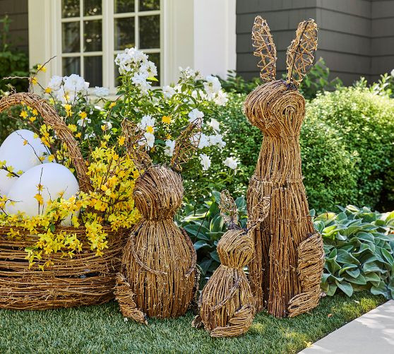 Lit Grapevine Cracked Egg | Pottery Barn (US)