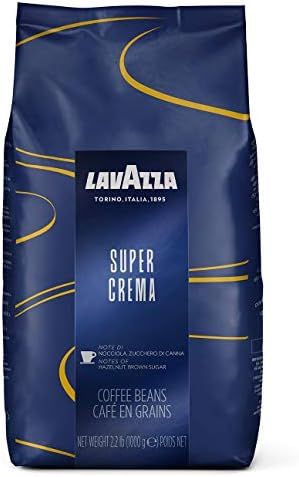 Lavazza Super Crema Whole Bean Coffee Blend, Medium Espresso Roast, 2.2 Pound (Pack of 1) | Amazon (US)