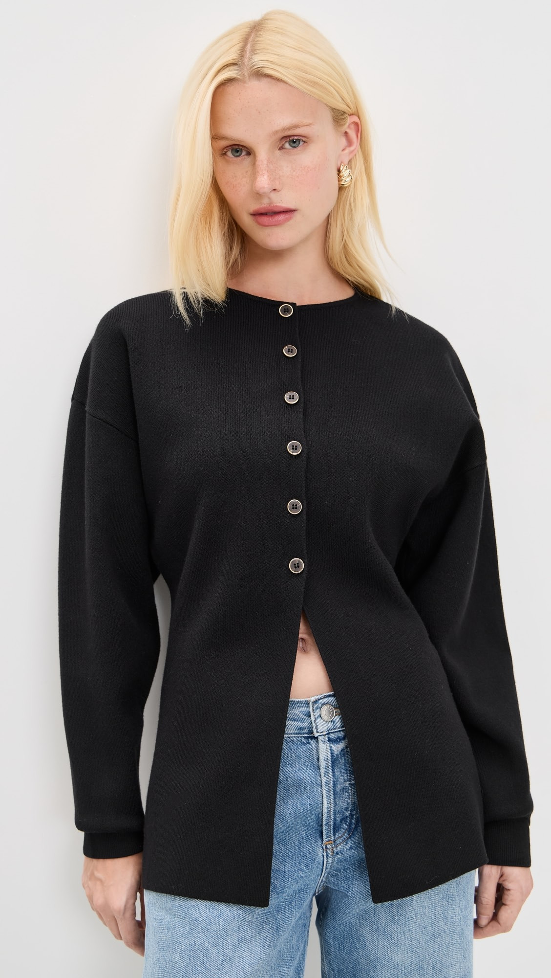 Exaggerated Sleeve Cardigan Sweater | Shopbop