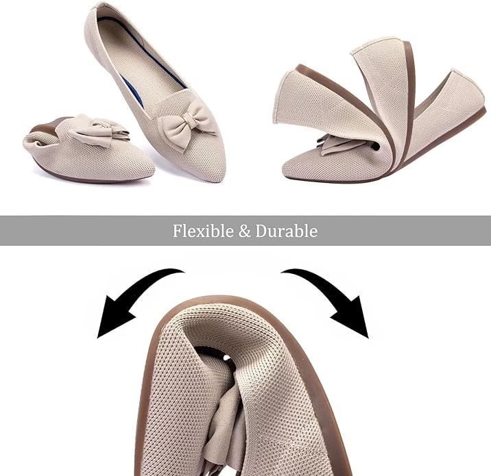 Frank Mully Women's Casual Loafer Flats Slip On Loafer Shoes Comfortable Knit Flat Shoes Classics... | Amazon (US)