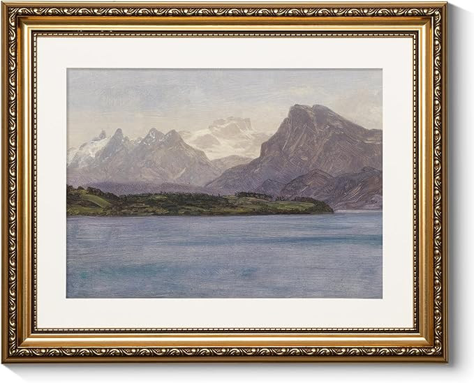 ARPEOTCY Vintage Gold Framed Wall Art, Coastal Range Seaside Landscape Paintings 13x16 inch Victo... | Amazon (US)