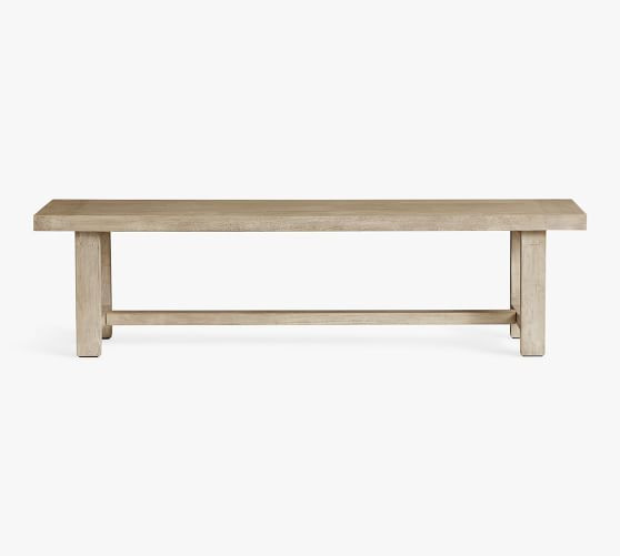 Reed Dining Bench (68"-83") | Pottery Barn (US)