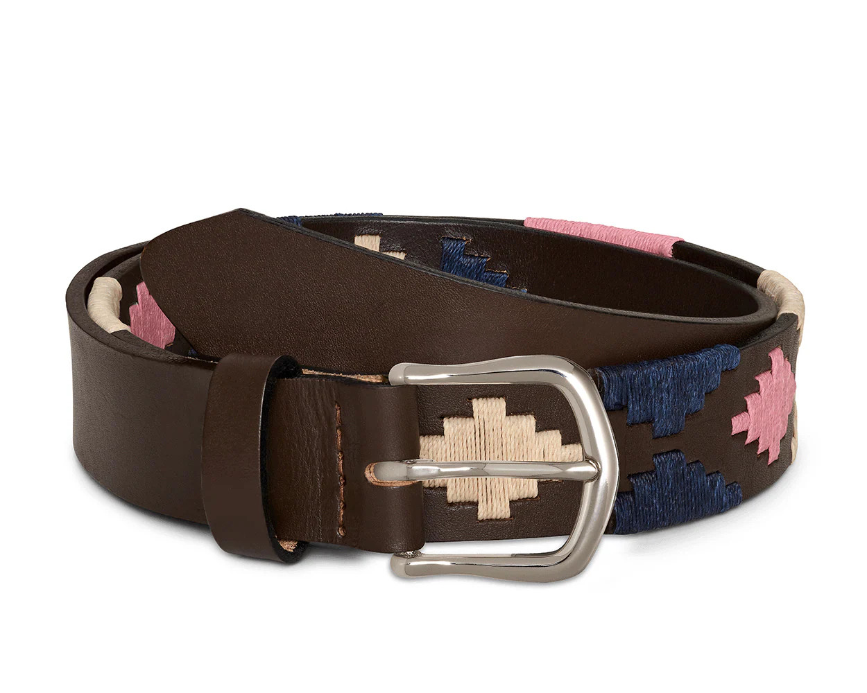 The Barker Belt: Brown/Belmont/Dune/Navy | Holderness & Bourne