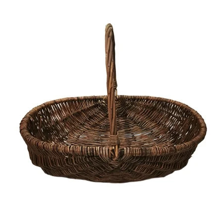 Decorative Woven Basket, Brown, 20" x 6", by My Texas House | Walmart (US)