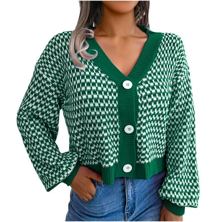 Scyoekwg Sweater Coats for Women Long Sleeve Open Front Solid Color Loose Comfy Casual Autumn Winter | Walmart (US)