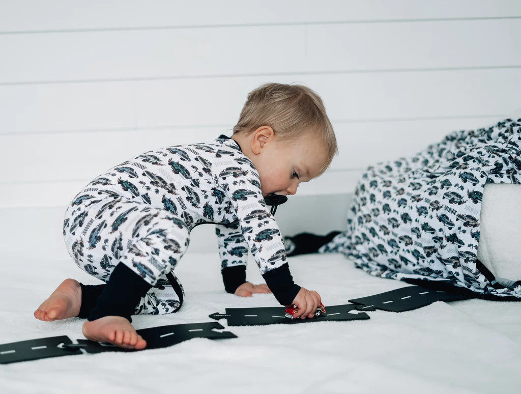 PIT CREW DREAM ROMPER | Dream Big Little Co.