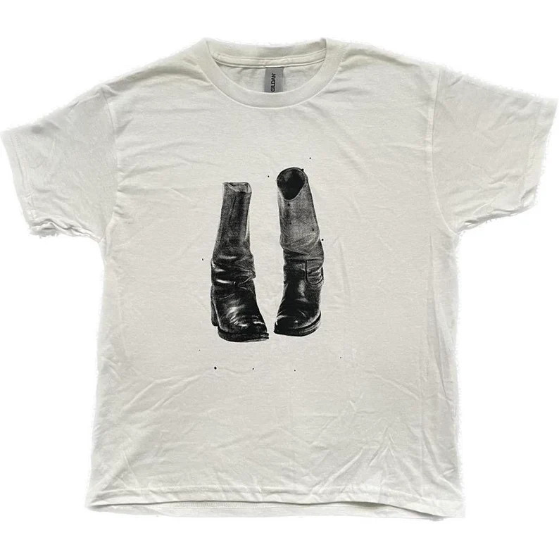 Vintage 70s Boots Graphic Baby Tee, Unique Gift, Retro Graphic Tee, Rockstar Aesthetic, Western A... | Etsy (Global)
