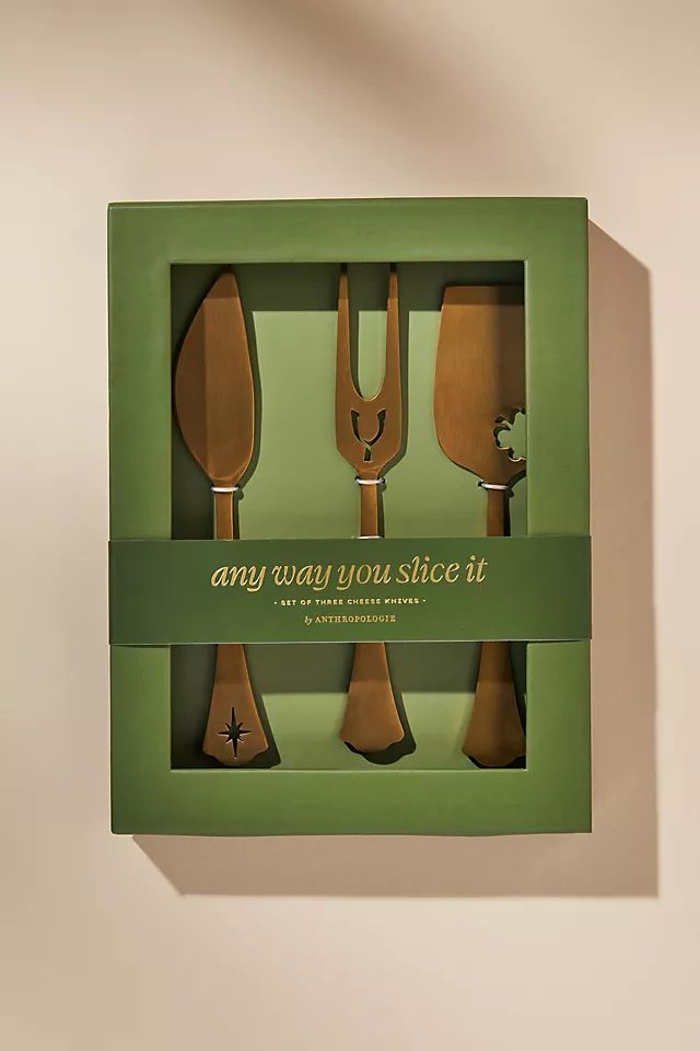 Everly Cheese Knives, Set of 3 | Anthropologie (US)