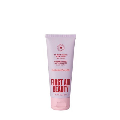FIRST AID BEAUTY Mini KP Bump Eraser Body Scrub with 10% AHA Fresh Strawberry Scent - Travel Size - 2.0oz | Target