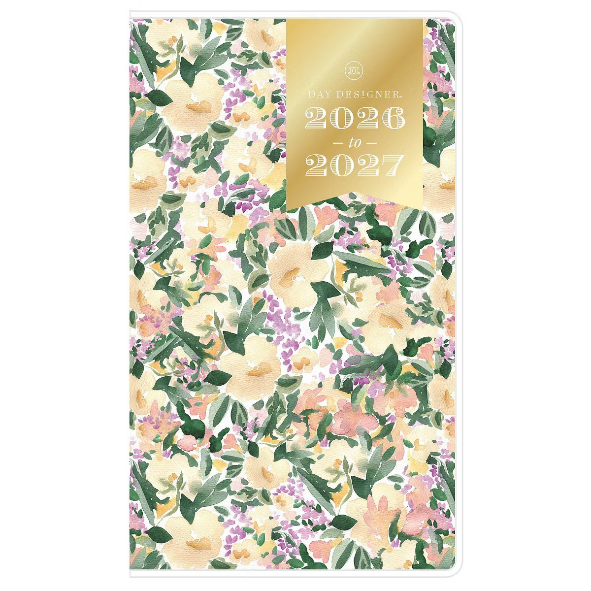 Blue Sky Day Designer 2026-2027 Monthly Planning Calendar 3.625"x6.125" Marjorie Floral Clear | Target