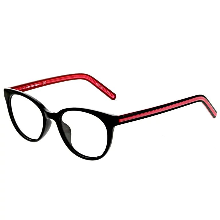 Converse Kids Cat Eye Eyeglasses, CV5028Y, Black/Pink, 48-17-135, with Case | Walmart (US)