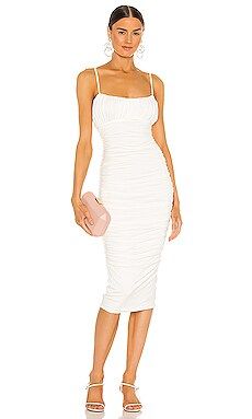 Lovers and Friends Emma Midi Dress in White from Revolve.com | Revolve Clothing (Global)