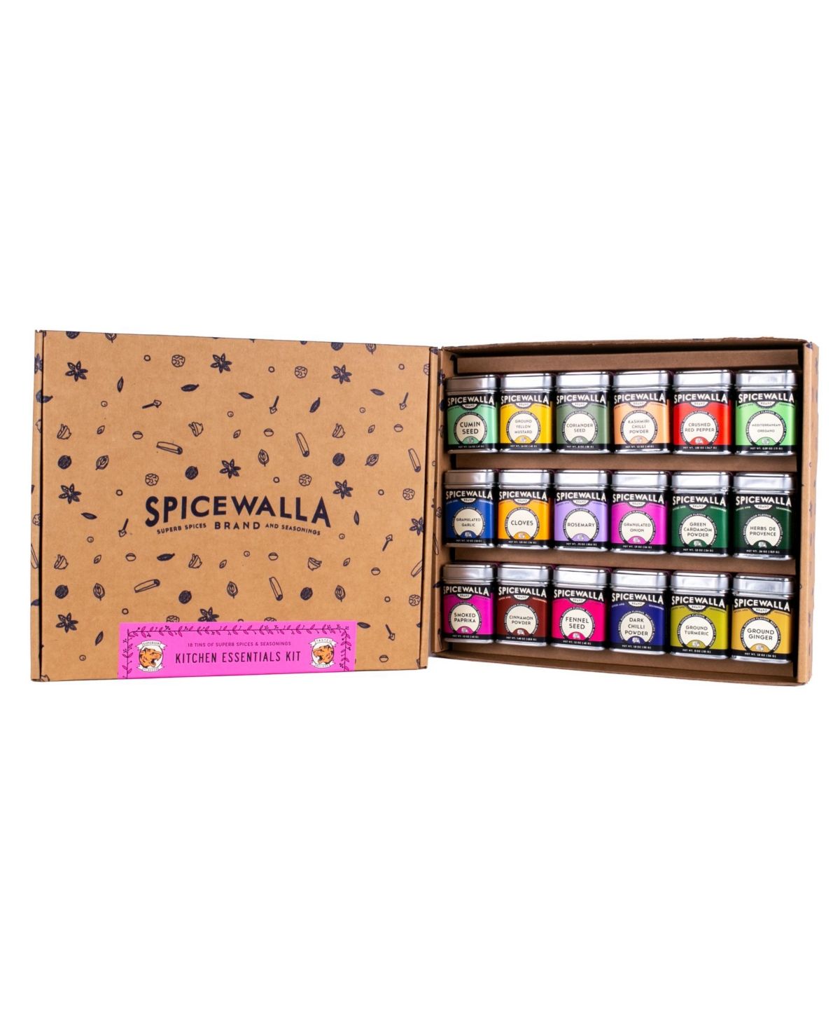 Spicewalla Brand Kitchen Essentials 18 Spices and Seasonings Gift Set | Macys (US)