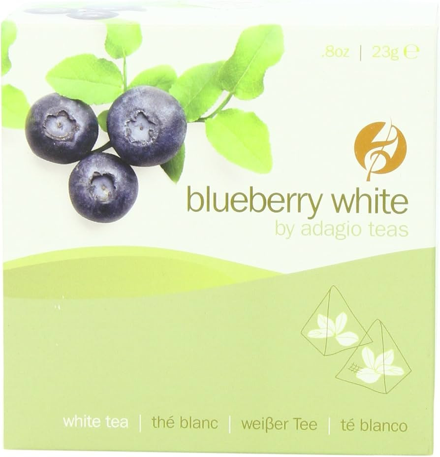 Adagio Teas Gourmet Tea Bags, Blueberry White, 15 Count | Amazon (US)