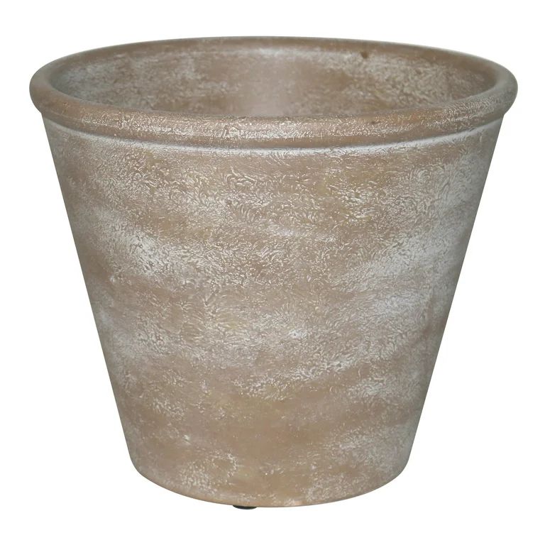 Better Homes&gardens 10 inch Hand-painted Brown Ceramic Pot - Walmart.com | Walmart (US)