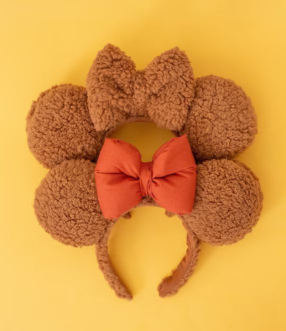 Chocolate Brown Sherpa Ears, Brown Sherpa Ears, Mickey Ears, Minnie Ears, Mouse Ears, Sherpa Ears... | Etsy (US)