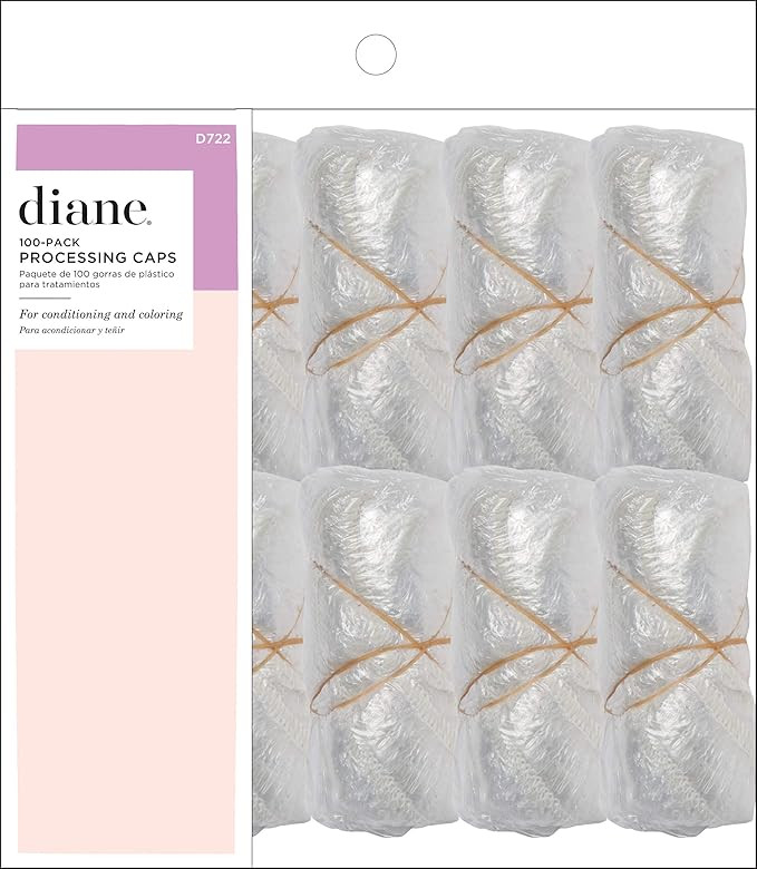 Diane Disposable Clear Processing Hair Caps, For Salons, DIY, Conditioning, Dyeing, Hair Treatmen... | Amazon (US)
