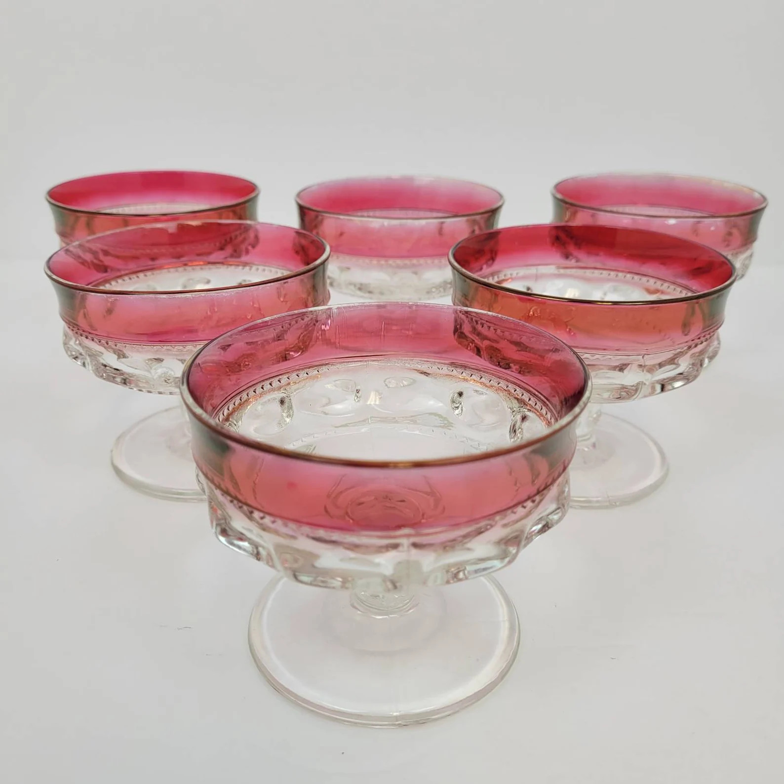 Set of 6tiffin Franciscan Kings Crown Dessert Cuppedestal - Etsy | Etsy (US)