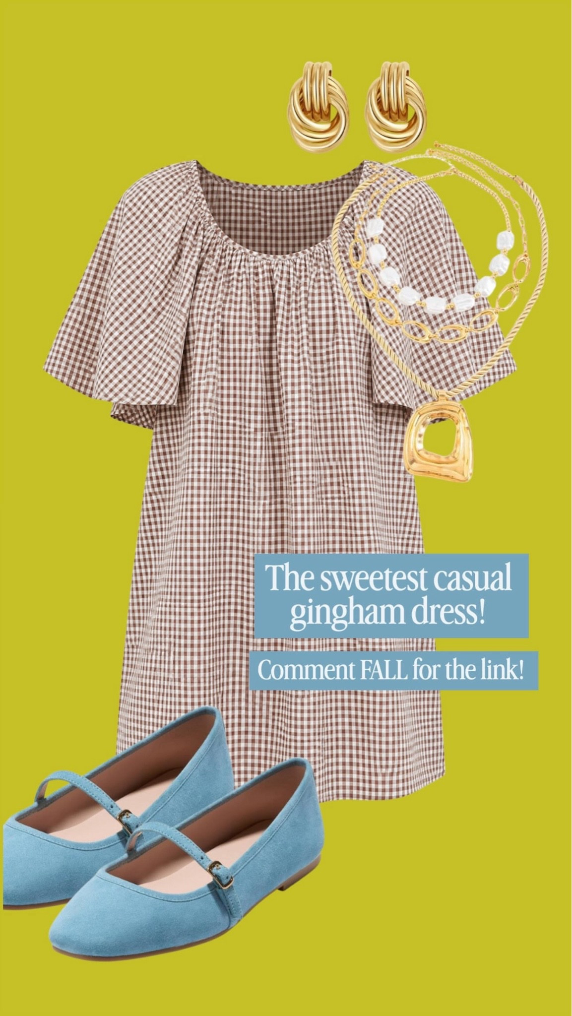 The sweetest casual gingham dress!! 🤎

#LTKgrwm #LTKootd #LTKmomlife