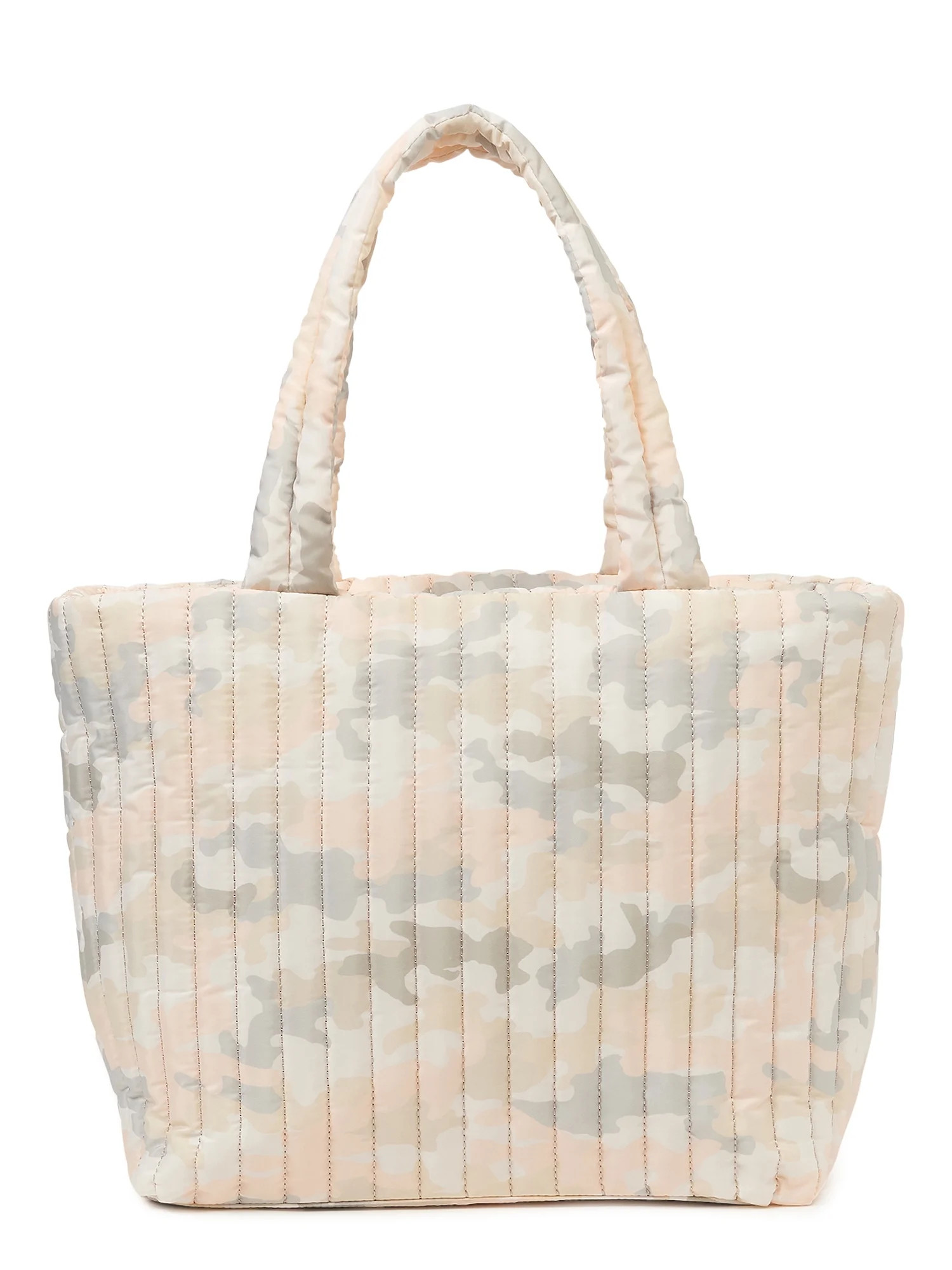 Time and Tru Women's Tara Nylon Tote Bag Pink Camo - Walmart.com | Walmart (US)