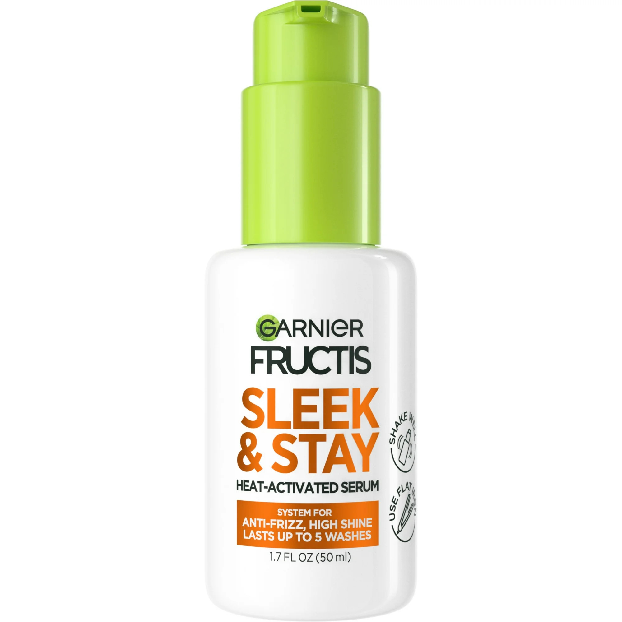 Garnier Fructis Sleek & Shine Sleek and Stay, for Frizzy and Dry Hair, Pump, 1.69 fl oz | Walmart (US)