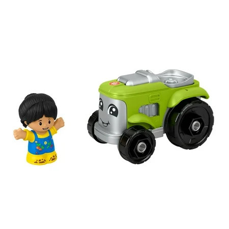 Fisher-Price Little People Farm Figure Set for Toddlers with Farmer and Tractor Toys, 2 Pieces | Walmart (US)