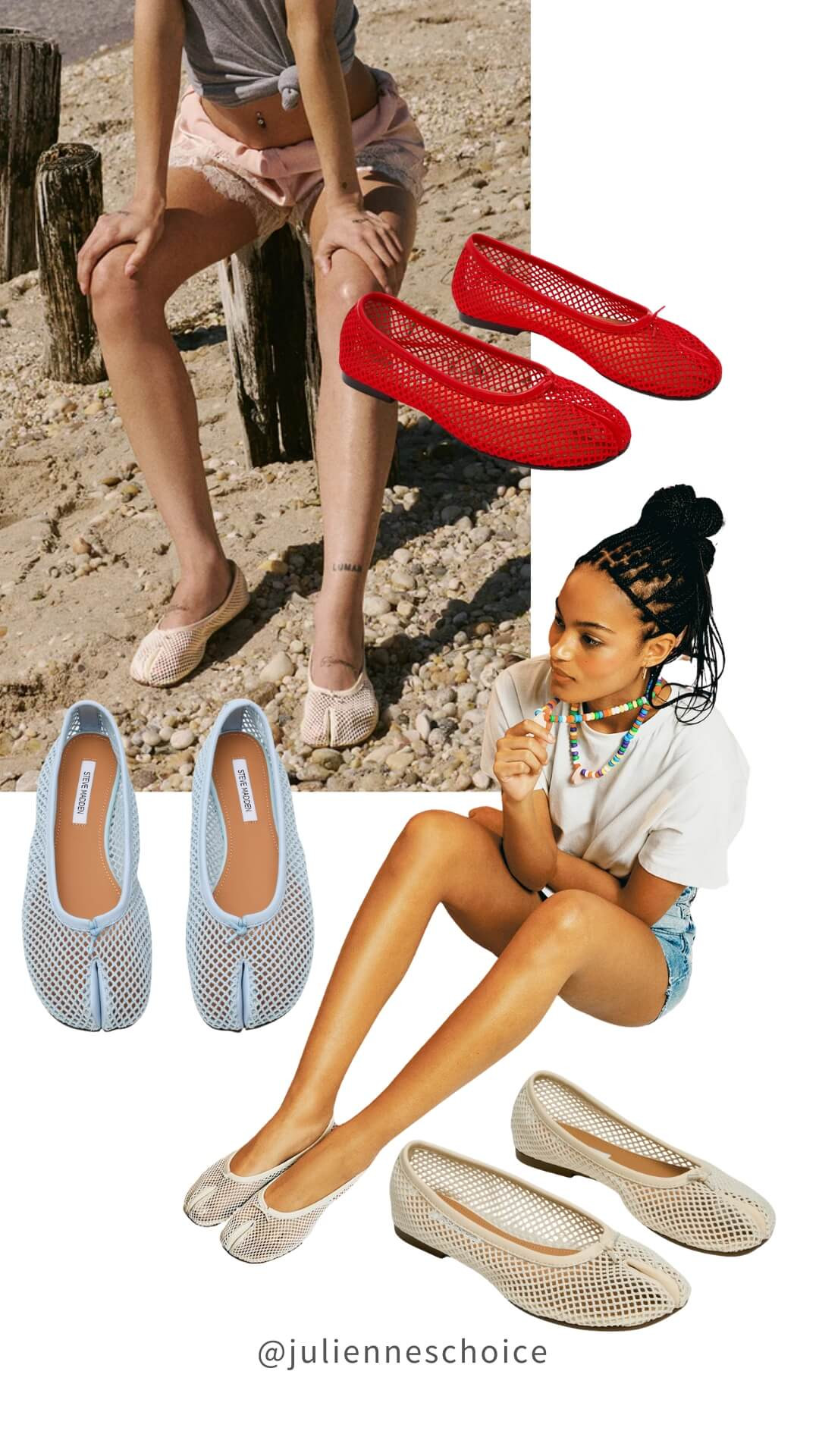 Lightweight summer flats for effortless everyday styling ☀️
Mesh, crochet, jelly flats ✨julienneschoice

#summerflats #meshflats #crochetflats #jellyflats #summerstyle 

 #LTKootd #LTKSeasonal #LTKTravel