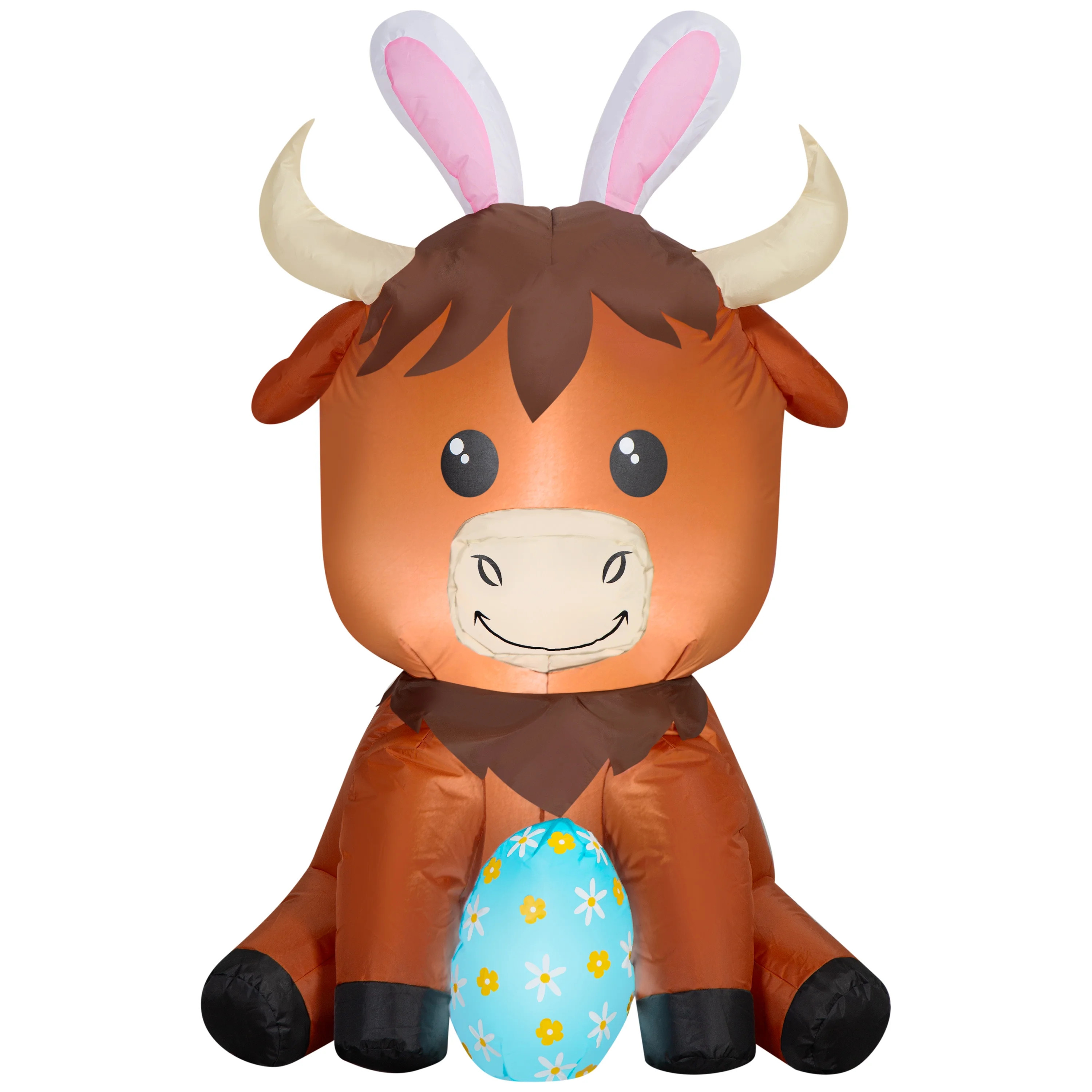Highland Cow Airblown Yard Inflatable, Multicolor, 42", Easter by Way To Celebrate | Walmart (US)