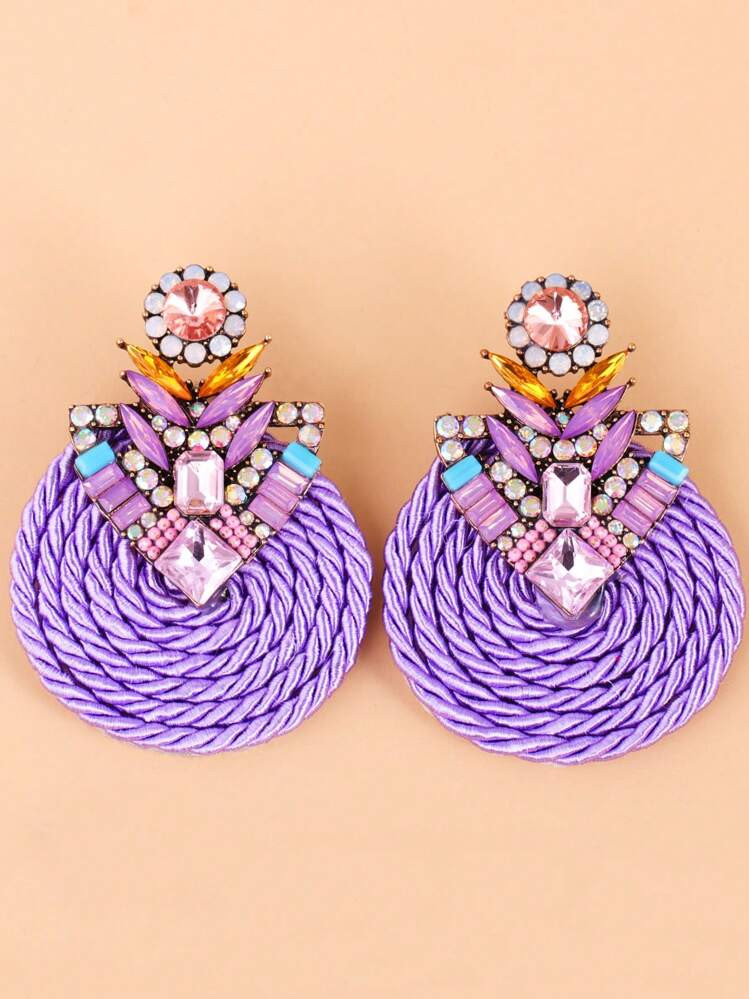 juran 1 Pair Handmade Earrings | SHEIN