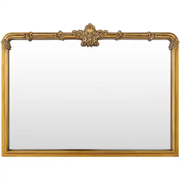 Mariela Traditional Overmantel Mirror | Bed Bath & Beyond