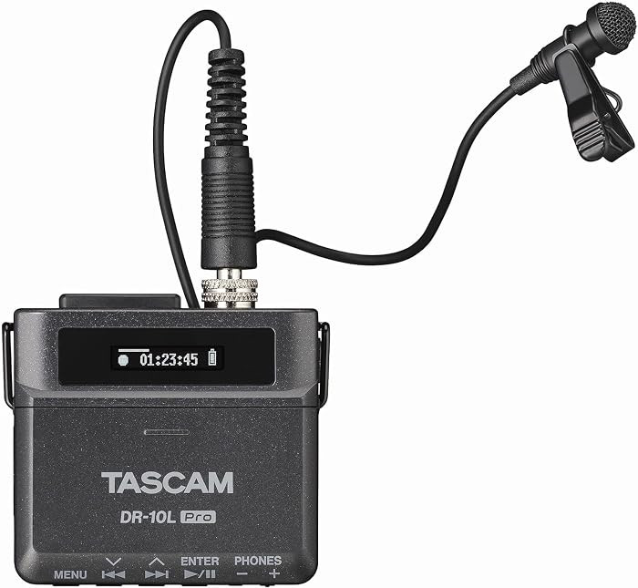 TASCAM DR-10L Pro Field Recorder with Lavalier Microphone and 32-bit Float Recording for Audio fo... | Amazon (US)