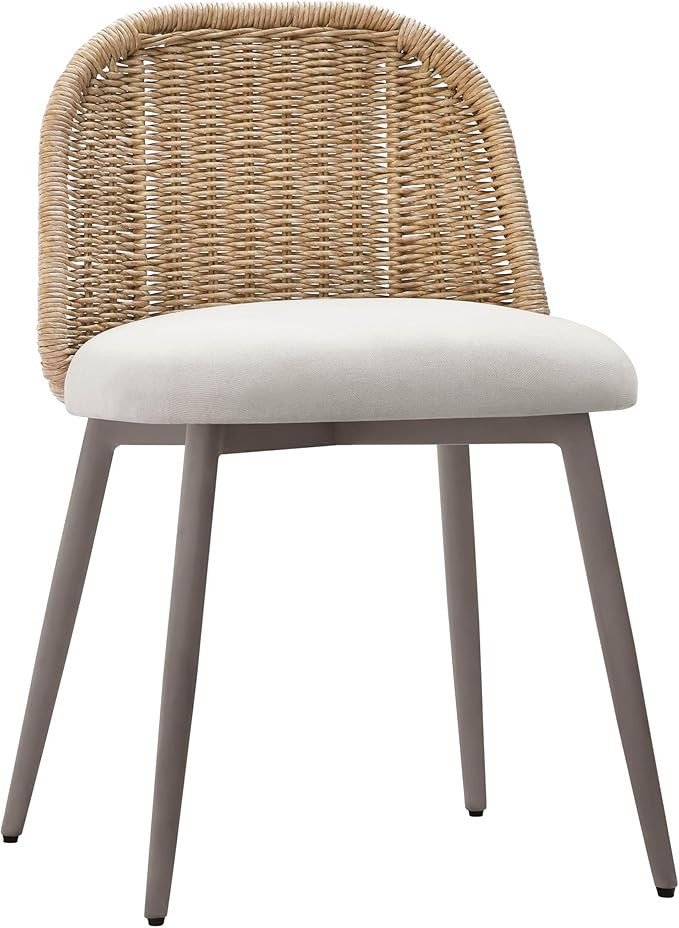 Tov Furniture Alexa Cream Outdoor Dining Chair | Amazon (US)