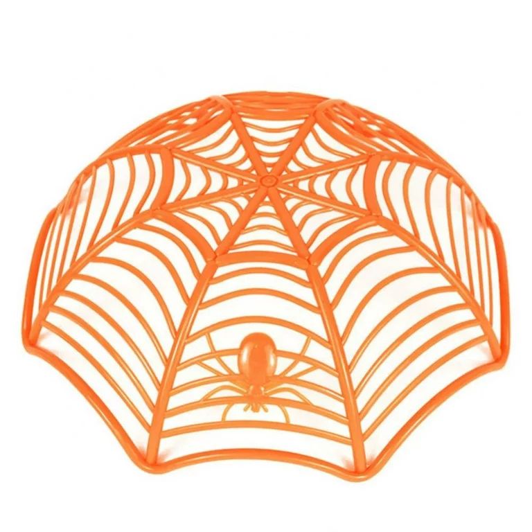 Halloween Spider Web Plastic Basket Trick or Treat Candy Bowls,Large Fruits Basket for Halloween ... | Walmart (US)