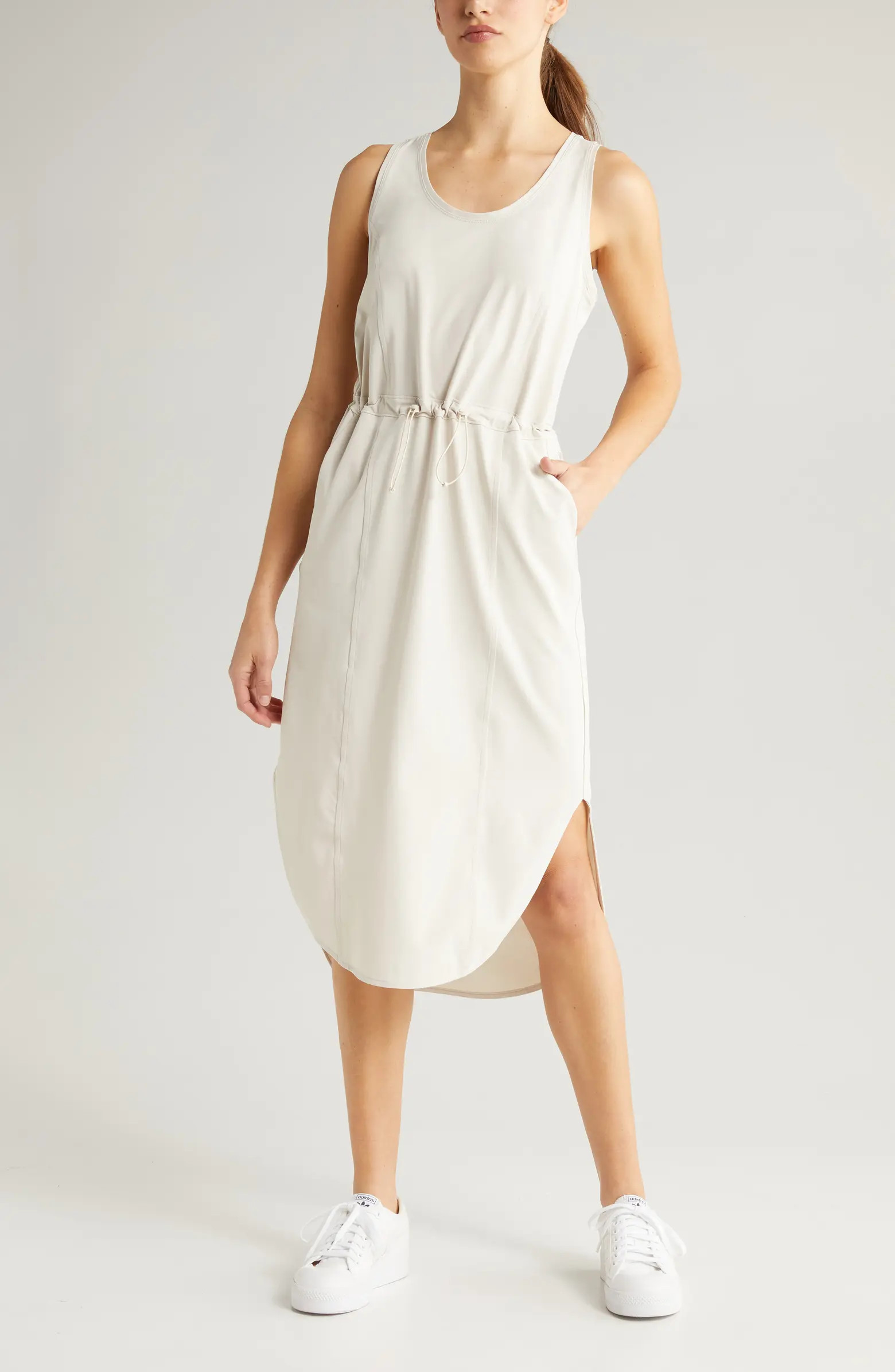 Zella In Flight Drawcord Waist Dress | Nordstrom | Nordstrom