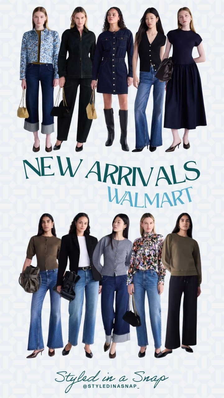 Walmart new arrivals are giving polished fall workwear 💼 Denim jackets, midi skirts, and tailored trousers, so many pretty pieces!

// Walmart New Arrivals, Walmart Fashion Finds, Walmart Womens Fashion, Walmart Fall Outfits
 

 #LTKgrwm #LTKootd #LTKSeasonal