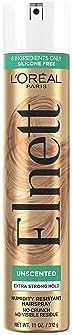L'Oreal Paris Elnett Satin Hairspray Extra Strong Hold Unscented 11 oz; (Packaging May Vary) | Amazon (US)