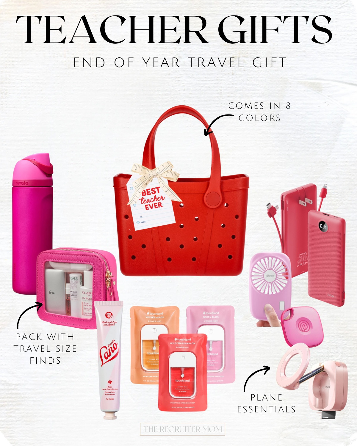 Teacher Appreciation Teacher End of Year Travel Themed Gift #teachergift #endofyeargift #giftbasketideas

#LTKSeasonal #LTKHome #LTKKids
