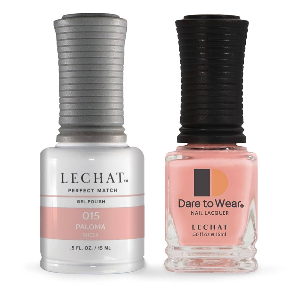 LECHAT Perfect Match Paloma, Sheer Pink Nude Gel Polish & Nail Lacquer Duo Set | Amazon (US)