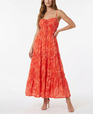 Taylor Women's Printed Sweetheart Neck Pull-On Dress - Macy's | Macy's