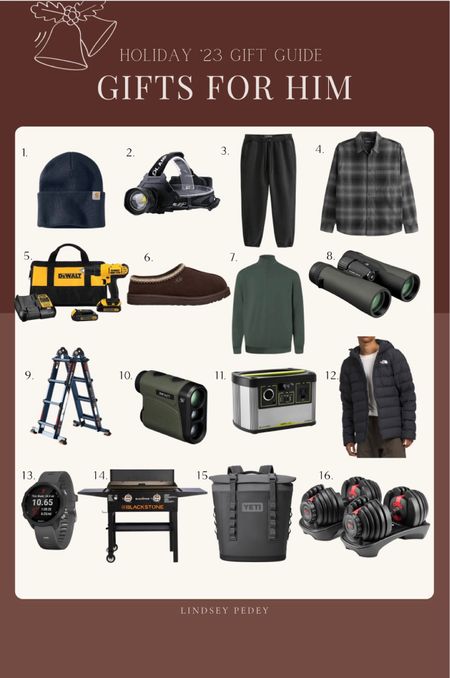 Gift guide for him! 


Gift guide , gifts for him , gifts for dad , gifts for husband , gifts for brother , father in law gifts , mens gift guide , stocking stuffer , outdoor gifts , the Home Depot , blackstone , Abercrombie , garmin , workout gifts , Amazon gift guide , Amazon gift , vortex , binoculars , lululemon , slippers , Uggs , carhartt , tools , yeti cooler , flannel 

#LTKmens #LTKGiftGuide #LTKHoliday