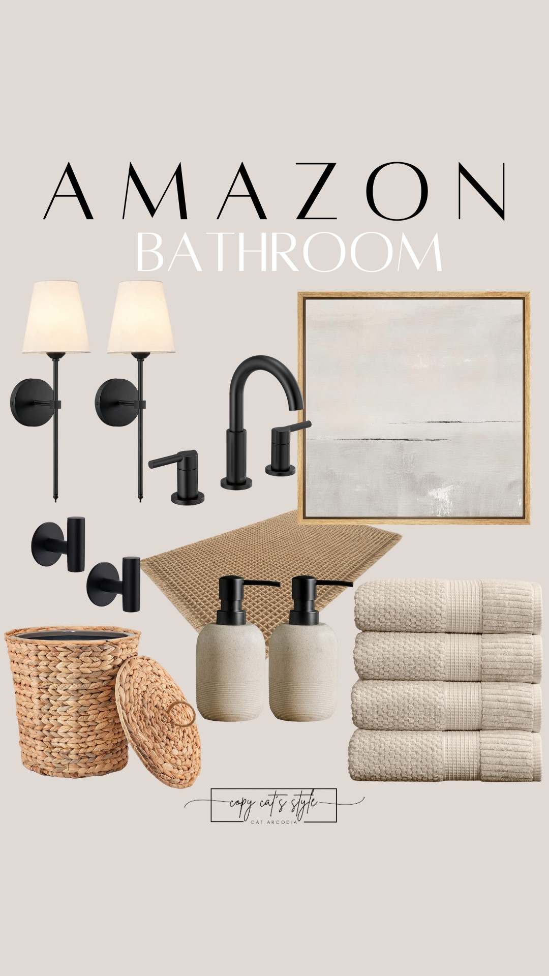 Amazon Bathroom refresh! 

#LTKSaleAlert #LTKHome #LTKFindsUnder50