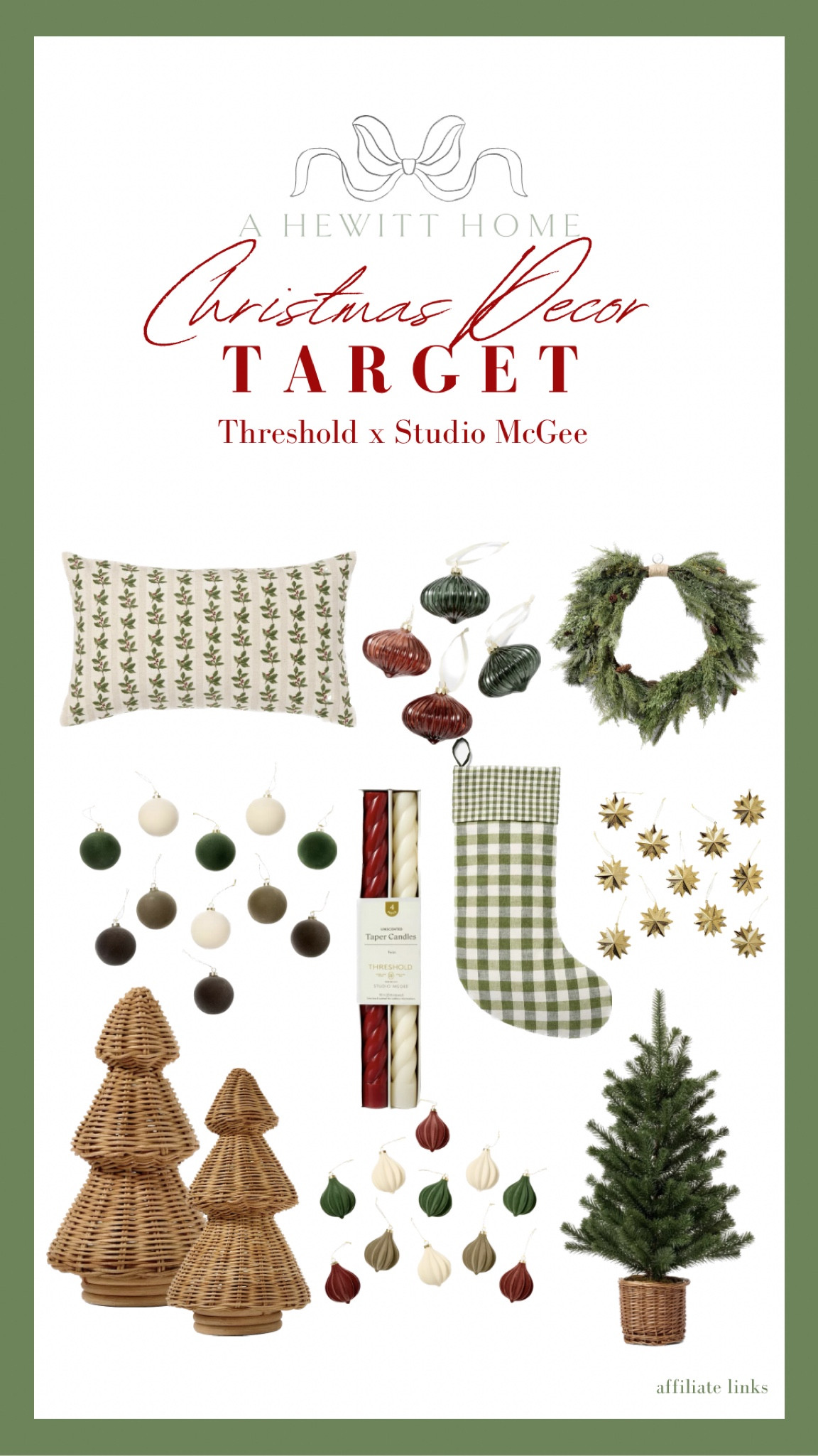 New Studio McGee x Threshold at Target Christmas decor round up! Here are some of my picks!

#LTKHoliday