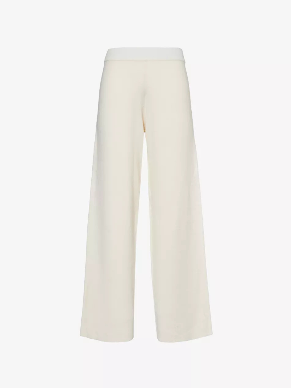 Cleo wide-leg knitted trousers | Selfridges